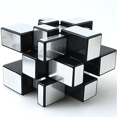 TANCH Mirror Speed Magic Cube 3X3 Puzzle for Children & Adults Kids Silver…