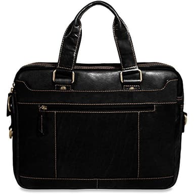 Voyager Double Entry Top Zip Briefcase Color: Black