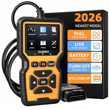 ZMOON ZM201 Professional OBD2 Scanner Diagnostic Tool, Enhanced Check Engine Code Reader with Reset OBDII/EOBD Car Diagnostic Scan Tools for All Vehicles After 1996, 2026 Upgraded