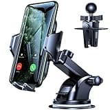 VICSEED [No.1 Powerful Suction] [Rally Racing-Grade Stability] Phone Holders for Your Car 2025 Upgraded Car Phone Holder Mount Truck Stand for Dashboard Windshield Vent for iPhone Samsung All Phones