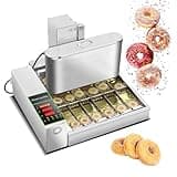 Kolice Commercial 2600pcs/hour Mini 6 Rows Donuts Machine, Doughnut Maker, Frying Donuts Maker, Mini Donut Maker, Street Food Snack Food Equipment