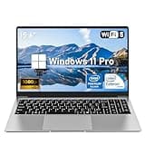 NIAKUN 15.6'' Laptop Computer, N4000 Processor Laptops with 8GB RAM, 256GB SSD,15.6 inch FHD 1920 * 1080 Display, WIFI5, BT4.2, Windows 11 Pro
