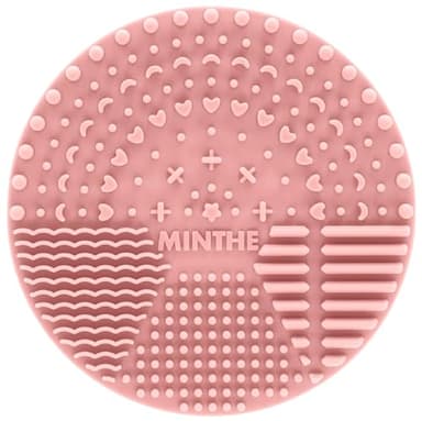 MINTHE™ Makeup Brush Cleaner Mat | 2 Pack | Silicone Make up Cleaning Pad