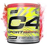 Cellucor C4 Ripped Sport Pre Workout Powder - NSF Certified for Sport - 200mg Caffeine + Cayenne Extract + Carnitine Tartrate + Beta-Alanine - Strawberry Watermelon, 20 Servings