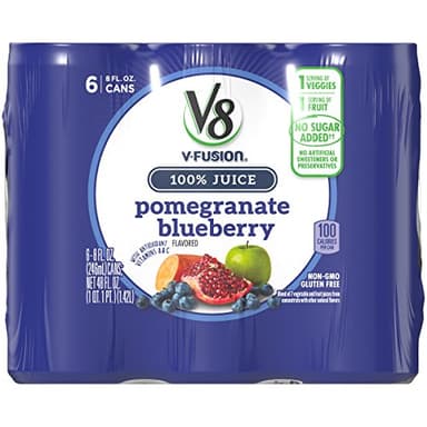 V8 Pomegranate Blueberry, 8 Fl Oz (Pack of 6)