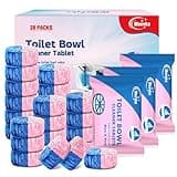 Msvvko Toilet Bowl Cleaners, Long-Lasting Toilet Tank Cleaner Tablets for Deodorizing & Descaling, Upgraded Blue&Pink Automatic Toilet Cleaning Tablets Against Tough Stains, 76 oz/28 Packs