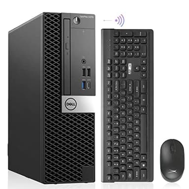 Dell OptiPlex 5070 Desktop Computers Windows 11 Pro,8 Core i7 9700 up to 4.7GHz,32GB DDR4, 1TB M.2 NVMe SSD,Intel Wireless Wi-Fi 6E AX210 & Bluetooth 5.2, HDMI Adapter, Only by Titan ITAD(Renewed)