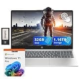 HP Pavilion 15.6" Touchscreen Laptop, Intel i3-1215U, 32GB RAM, 1.16TB Storage(1TB SSD + 160GB Docking Station Set), Intel UHD Graphics, Num Pad, Webcam, WiFi, Win 11 Pro, Silver