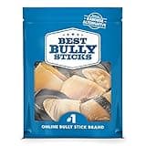 Best Bully Sticks 100% Natural Cow Hooves Dog Chews (25 Count Value Pack) - Free-Range & Grass-Fed Cattle - Long-Lasting Natural Alternative to Rawhide