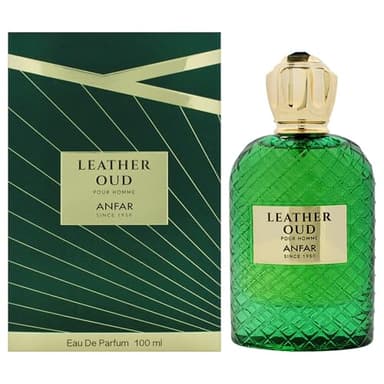 Anfar Leather Oud for Men - 3.4 oz EDP Spray