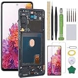 YHXMARSCAN OLED Screen for Samsung Galaxy S20 FE 5G LCD Display Replacement for Samsung Galaxy S20 FE OLED Touch Screen Digitizer Assembly(with Frame)