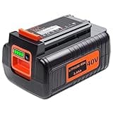 DTK 3.5Ah 40V MAX Battery Replacement for Black and Decker 40V Lithium Battery LBX2040 LBX36 LBXR36 LBXR2036 LST540 LST136W Replacement for Black&Decker 40V Lithium Battery