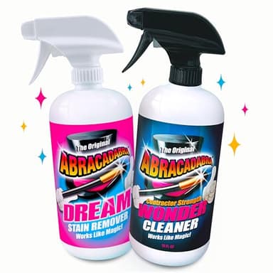 Abracadabra® Duo, Contractor Strength Wonder Cleaner- 16oz and Dream Stain Remover- 16oz