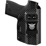 We The People Holsters - Carbon Fiber - Right Hand - IWB Holster Compatible with Walther PPQ M2 4" 9MM