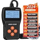 OBD2 Scanner Diagnostic Tool Upgraded Ver. of AD310/ MS309 Car Battery Tester and Diagnostic Scanner for All Cars/Vehicles Engine Fault Car Diagnostic Tool with Reset and Clear Error Codes Readers