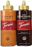 Torani 16.5oz 2-pack Sauce Sampler, Chocolate & Caramel