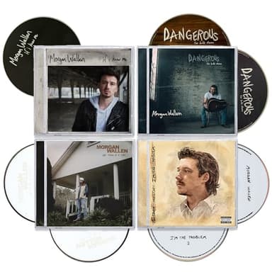 Morgan Wallen Complete CD Discography Collection: If I Know Me / Dangerous: Double Album / One Thing At A Time / I'm The Problem