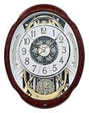 Rhythm Clocks "Woodgrain Marvelous" Magic Motion Clock