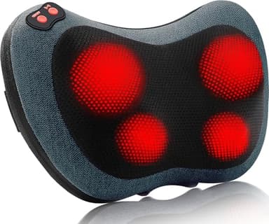 Papillon Shiatsu Back Massager with Heat, Mothers Day Gifts for Mom, Wife, Women & Her,Deep Tissue Massage Pillow for Neck,Shoulder,Foot & Lower Back Pain Relief,Gifts for Women,Her, Dad, Men
