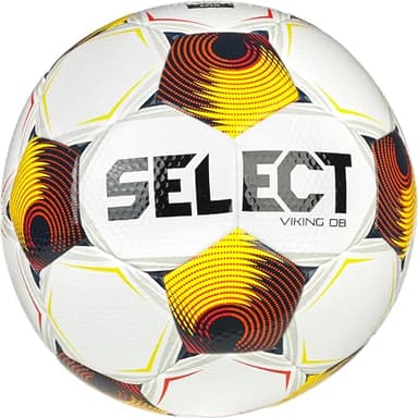Select Viking DB Soccer Ball, White/Blue/Orange V25, Size 5