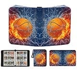 Basketball Card Binder Trading Card Binder 900 Pockets - Basketball Card Binder with 50 Removable Sleeves, Sports Cards Storage for Football Basketball Baseball Soccer Trading Cards Fits 900 Cards