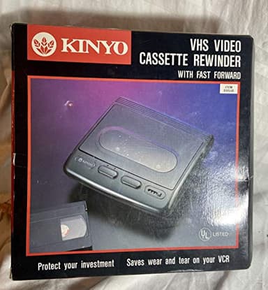 Kinyo VHS Video Cassette Rewinder VR-1601 With Fast Forward