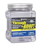 Sashco Through The Roof Clear Elastomeric Sealant (1 Quart)