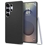 Spigen Liquid Air Designed for Galaxy S25 Ultra Case (2025) [No Magnet Ring], [Military-Grade Protection] - Matte Black