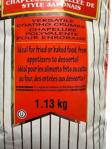 Kikkoman Panko Japanese Style Toasted Bread Crumbs Food Service Pack 2.5 lbs (1.13 kg)
