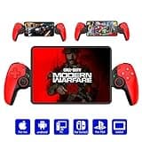MAGIC BLOCK Mobile Game Controller for iPhone/iPad/Android/Tablet/Switch/PS4/PC, Wireless Game Controller, Support Streaming/Cloud Gaming, Hall-Rocker, 9-Axis Gyro Sensor(Red)