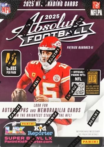 2025 ABSOLUTE Football Series Blaster Box with 4 Green Parallels Possible Cam Ward Travis Hunter Jaxson Dart Shedeur Sanders and Other Rookies Plus Chance for Autograph and Memorabilia Cards