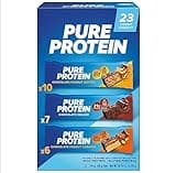 Pure Protein Bars, Nutrient Rich Snacks with High Protein for Energy Support, Minimal Sugar, Gluten-Free, Variety Pack (In NEYUM Packaging) (23 Pack)