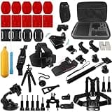 Action Camera Accessories Kit for GoPro Hero 10 9 8 Max 7 6 5 4 3 GoPro Session 5 Fusion Silver Black Insta360 SJCAM SJ4000 Xiaomi Yi 4K APEMAN DBPOWER Campark OSMO EK5000 EK7000