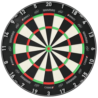 Winmau Dart Board - Blade 360 Dartboard - Triple Core Carbon - Full Rotation - Symmetrical Graphics - Professional PDC Dartboard with Official Tournament Specifications for Darts Enthusiasts
