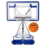 Franklin Sports Pool Basketball Hoop - Waterproof Mini Hoop for Poolside - Portable 30" Kids Basketball System - Steel Construction - All Ages