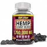Organic Hemp Gummies 1 Pack High Potency - Vegan Extra Strength Hemp Oil Infused Prime Vigor XL for Men Supplement Memoforce Biome Gummy Bear Edibles Omega 3-6-9 Vitamin B2 Made in USA