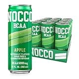 NOCCO Zero Sugar BCAA Drink, Apple - 12 Fl Oz (Pack of 12) - 0mg Caffeine, Sugar Free with Branched Chain Amino Acids, Carbonated & Low Calorie, B Vitamins, Grab & Go Performance Beverage