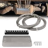 RULLINE Universal Security Anti Theft Catalytic Converter Protection Shield Catalytic Converter Catalytic Converter Anti Theft Shield Cover Compatible with Dodge Chevrolet etc.