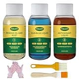 PSKLNTY Gun Bluing Kits Liquid Gun Blue Finishing Rust Removal Lubrication All-Inclusive Kit for Gun Cleaning Maintenance and Preservation 10 oz
