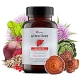 UpWellness Ultra Liver Supplement for Liver Health and Gallbladder Support - Powered by TMG, NAC Milk Thistle, and More - 60 Capsules