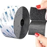 PHIXBEAR Hook and Loop Tape Fasteners, Made of 3M, Heavy Industrial Strength Adhesive Backing Tape, Fixed Sofa Cushion, Home and Office 2in X 8.2ft
