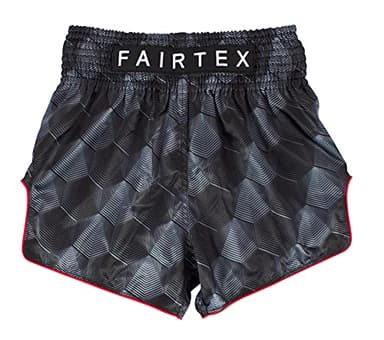 Fairtex Slim Cut Muay Thai Boxing Shorts - BS1901 (Stealth - Black, Medium)