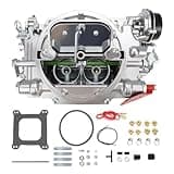 USTAR 1406 Carburetor Replacement for Performer Series 600 CFM 4 Barrel Square Bore with Electric Choke Compatible with Chevy Corvette Silverado Ford Mercury Mustang Bronco GMC Pickup Truck
