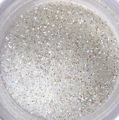 Rainbow Diamond Dust (6 grams each container) vegan organic cellulose gum based glitter for cakes, cupcakes, fondant, decorating, cake pops