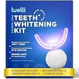 Luelli Teeth Whitening Kit for Stains Remove: Pro Whiten Gel Pen with LED Whitening Light for Sensitive Teeth at Home