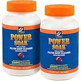 Spa Depot Power Soak Hot Tub & Pool Filter Cartridge Cleaner - 2 x 1 lb. Bottles