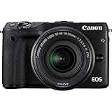 Canon EOS M3 Mirrorless Camera Kit with EF-M 18-55mm Image Stabilization (is) STM Lens - Wi-Fi Enabled (Black)