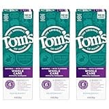 Tom's of Maine Whole Care Natural Toothpaste with Fluoride, Peppermint, 4 oz. 3-Pack (Packaging May Vary)