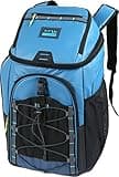Titan by Arctic Zone Guide Series Backpack Cooler - 30 Can Adventure Cooler Backpack with Microban Antimicrobial Protection - Blue