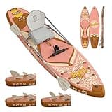 iTAOSTAR D03D 35" Extra Wide Paddle Board for Better Balance, Inflatable Stand Up Paddle Board with Kayak Seat, Inflatable Paddle Boards for Adults of All Skill Levels with Premium SUP Accessories